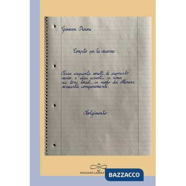 Compito per la vacanza