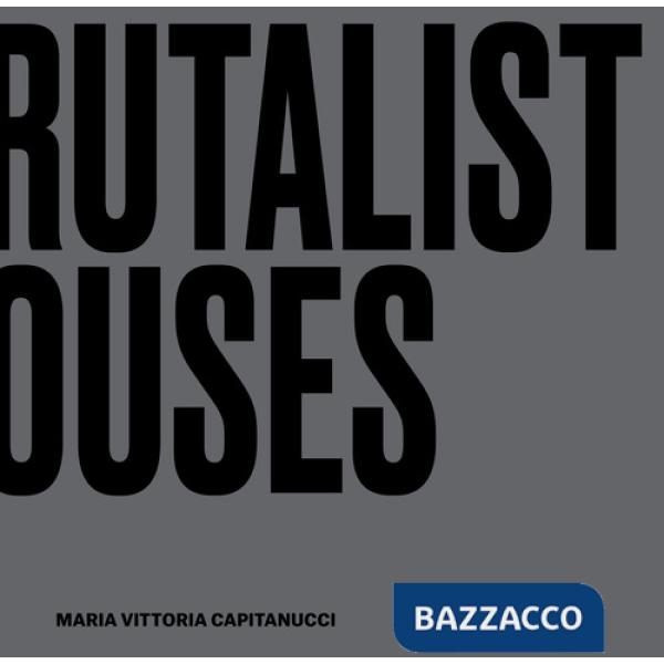 Brutalist houses. Interior design cubes