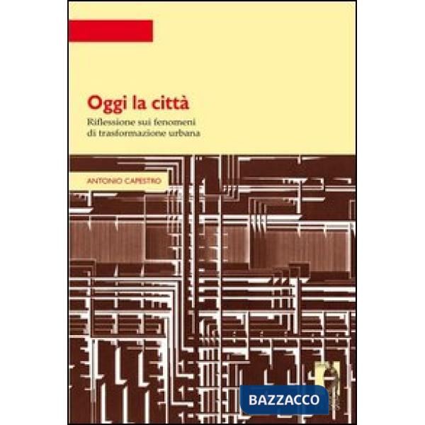 Oggi la città. Riflessione sui fenomeni di trasformazione urbana