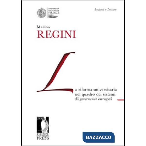 Riforma universitaria nel quadro dei sistemi di governance europei (La)