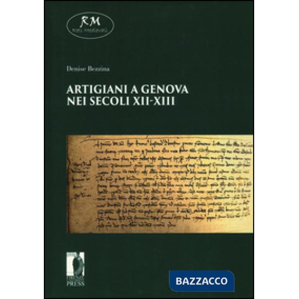 Artigiani a Genova nei secoli XII-XIII