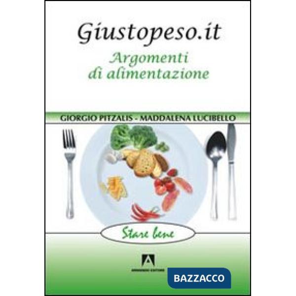 Giustopeso.it. Argomenti di alimentazione