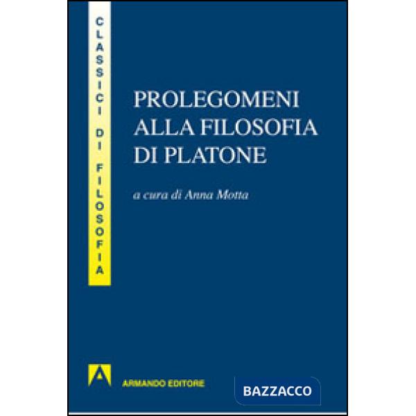 Prolegomeni alla filosofia di Platone