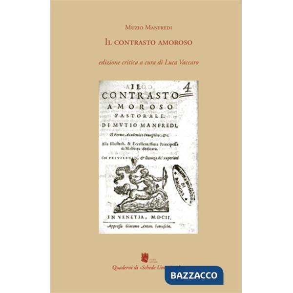 Contrasto amoroso di Muzio Manfredi