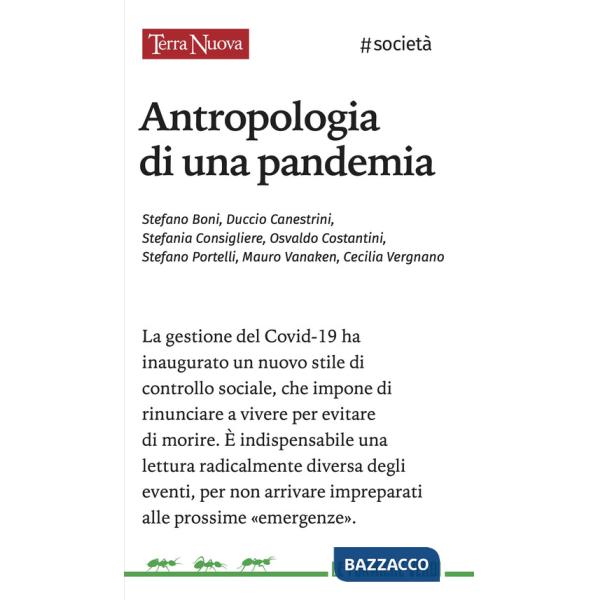 Antropologia di una pandemia