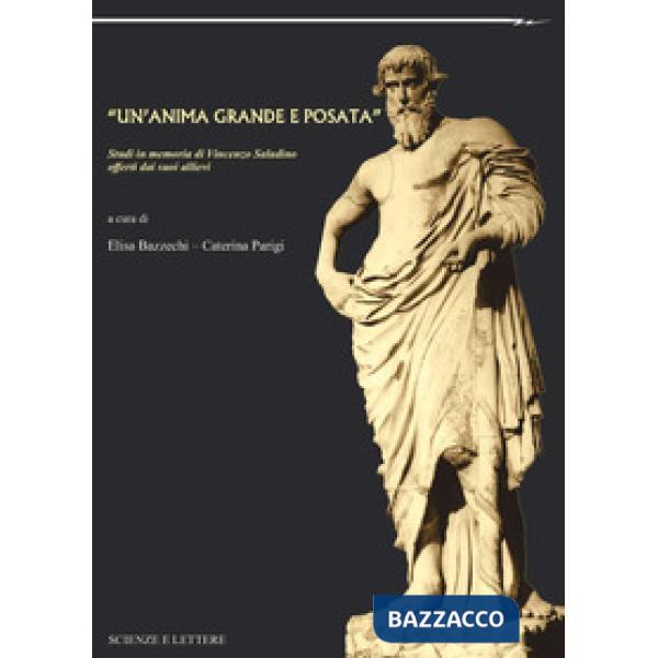 "Un'anima grande e posata". Studi in memoria di Vincenzo Saladino offerti dai suoi allievi