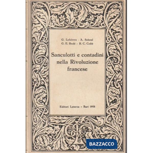 Sanculotti e contadini nella rivoluzione francese