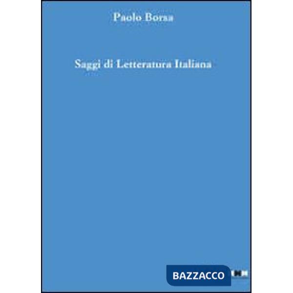 Saggi di letteratura italiana