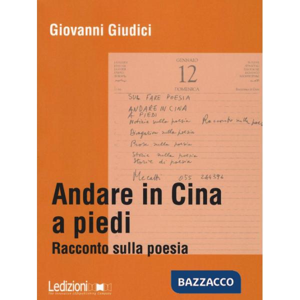 Andare in Cina a piedi. Racconto sulla poesia