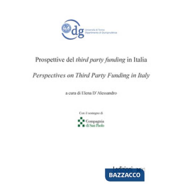 Prospettive del third party funding in italia