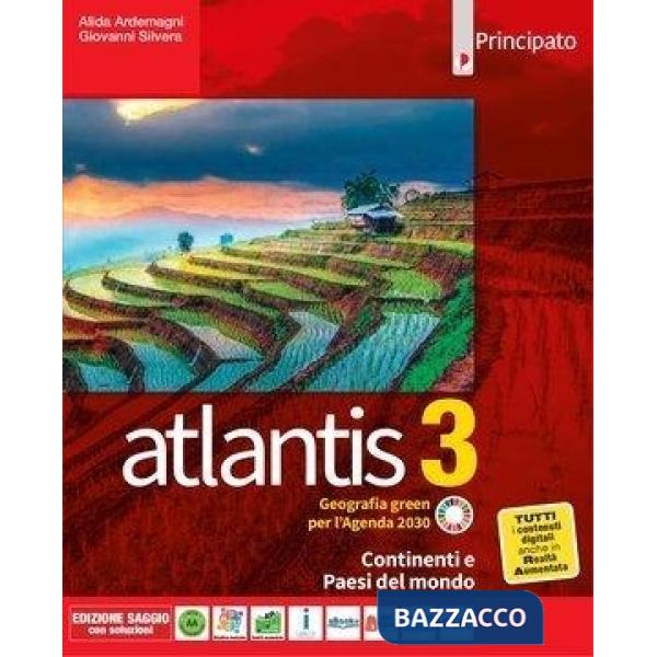 ATLANTIS 3 PAESI EXTRAEUROPEI CON CARTOGRAFIA 3 + QUADERNO DELLE COMPE