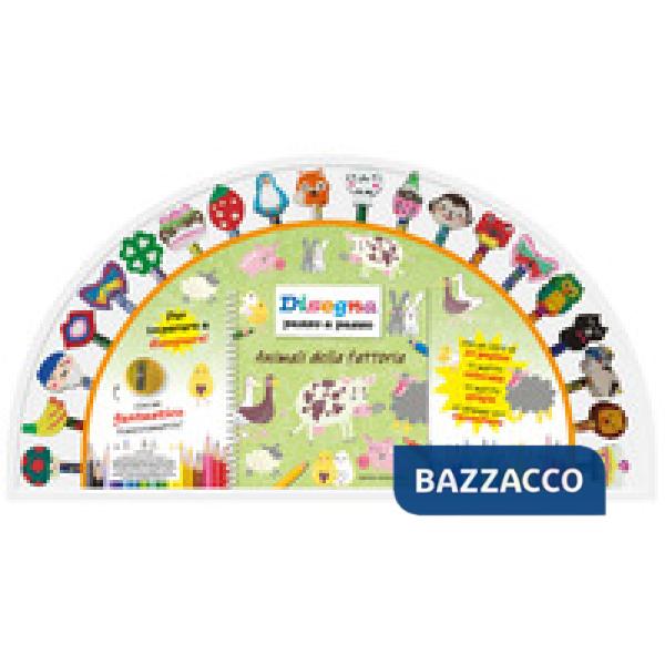 Animali della fattoria. Disegna passo a passo. Ediz. a spirale. Con gadget