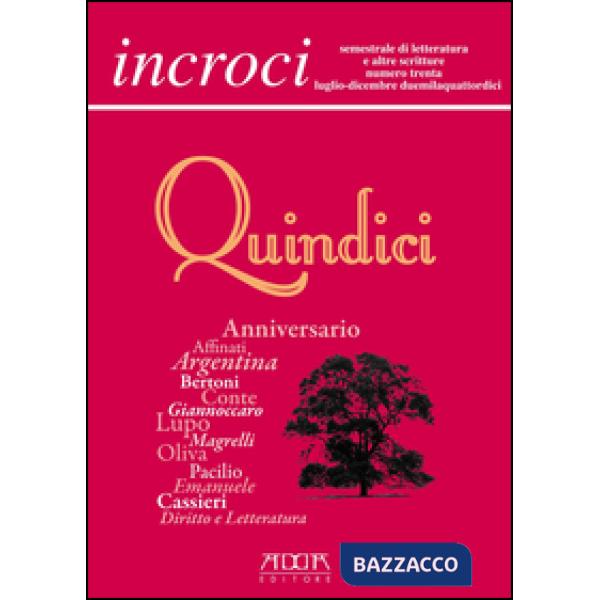 Incroci. Vol. 30