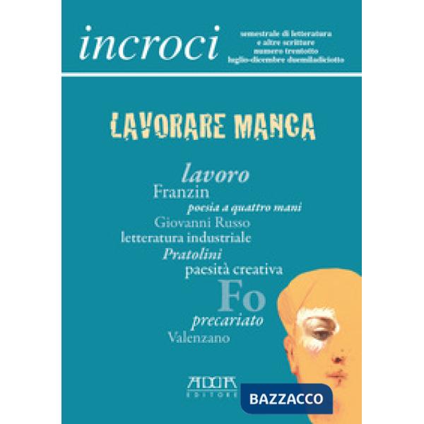 Incroci (2018). Vol. 38