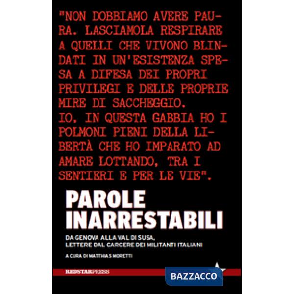 Parole inarrestabili. Da Genova alla Val di Susa, lettere dal carcere dei militanti italiani