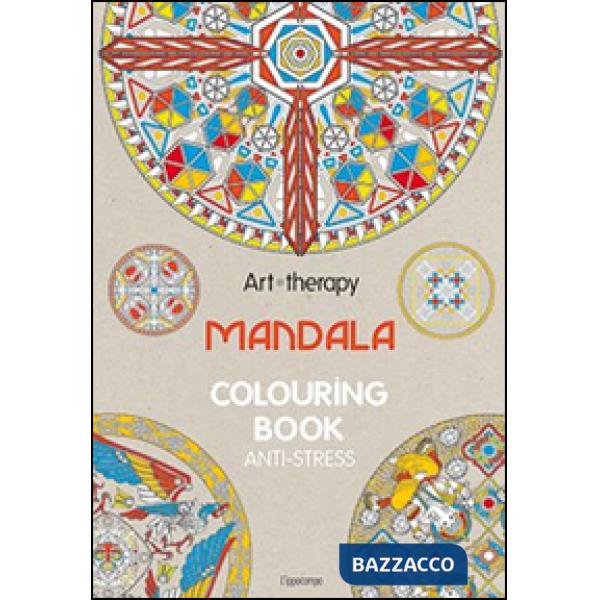 Art therapy. Mandala. Colouring book anti-stress