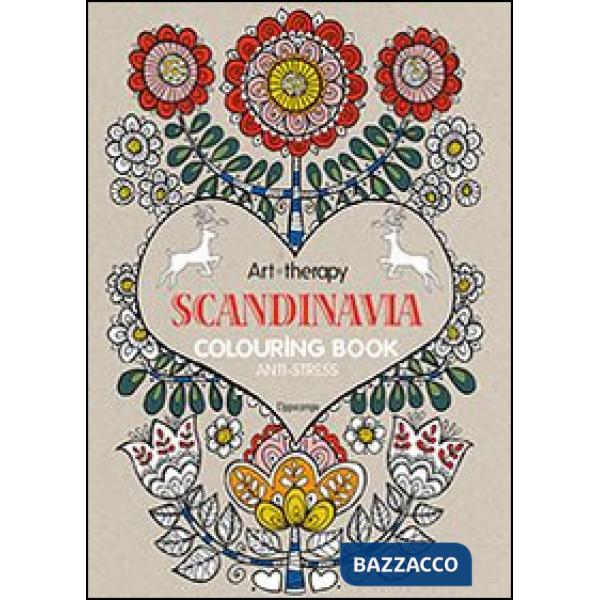 Art therapy. Scandinavia. Colouring book