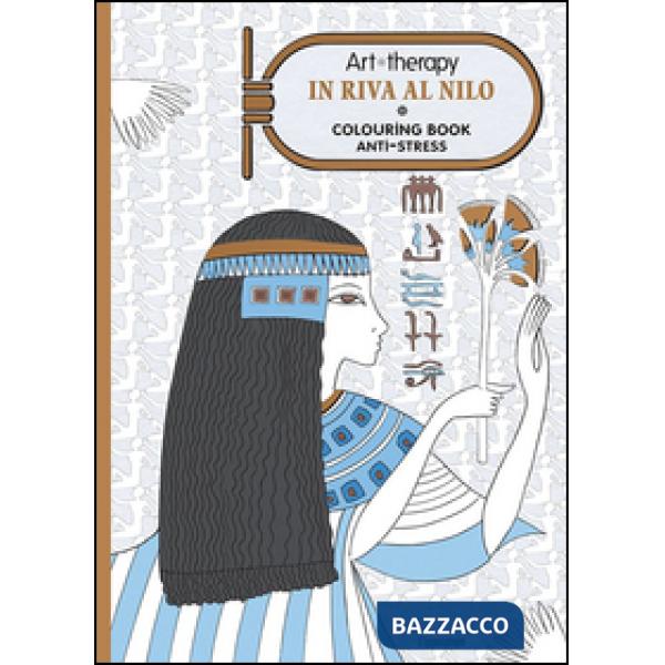 Art therapy. In riva al Nilo. Colouring book anti-stress