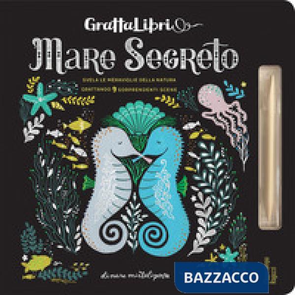 Mare segreto. Grattalibri. Con stiletto di legno