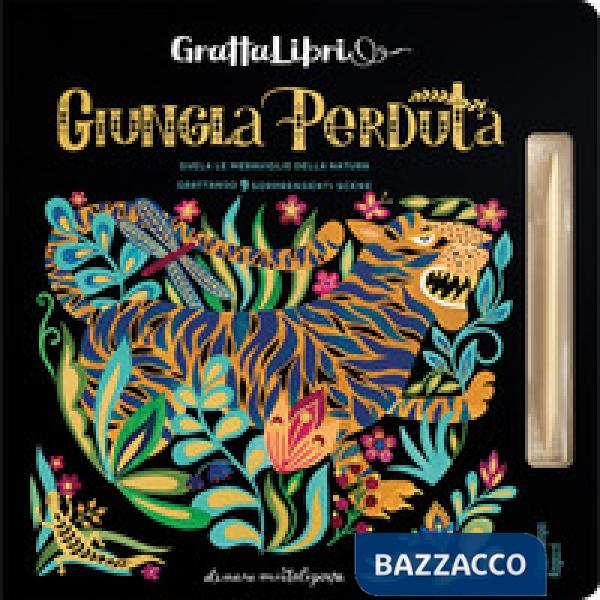Giungla perduta. Grattalibri. Con stiletto di legno