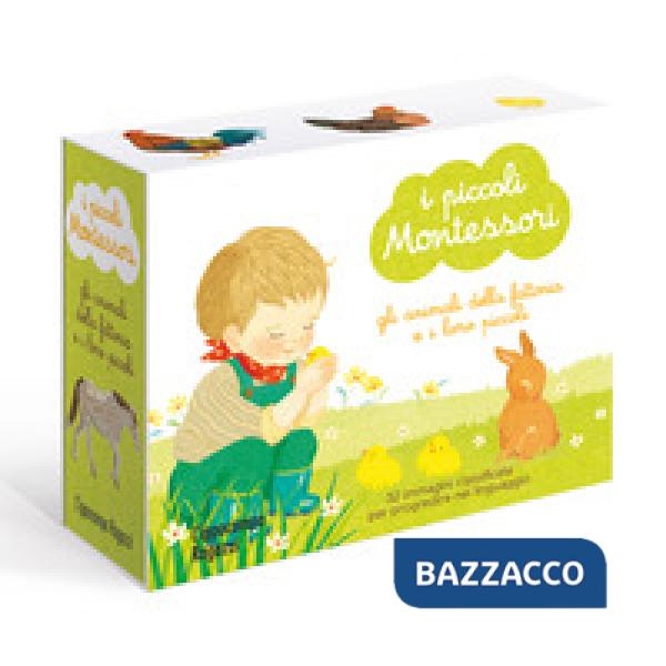 Animali della fattoria e i loro piccoli. I piccoli Montessori. Ediz. a colori. Con 32 Carte (Gli)