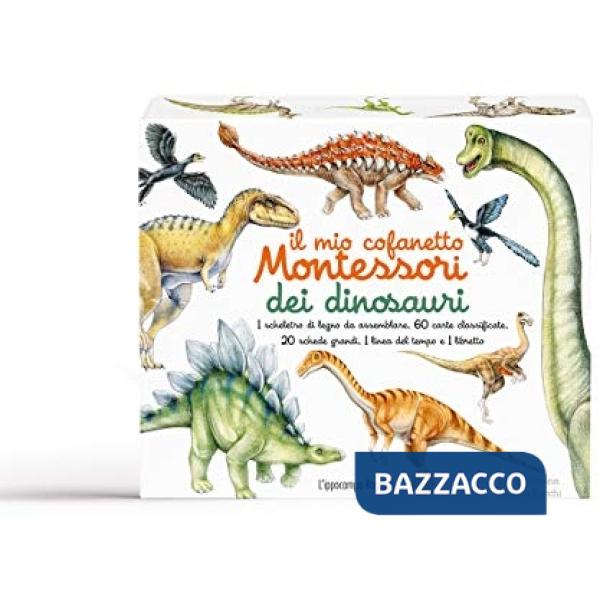 Mio cofanetto Montessori dei dinosauri. Nuova ediz. Con gadget (Il)