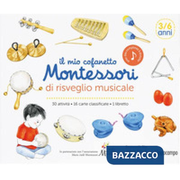 Mio cofanetto Montessori di risveglio musicale. Ediz. a colori. Con 30 attività. Con 16 carte classificate (Il)