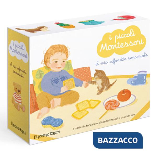 Piccoli Montessori. Il mio cofanetto sensoriale. Con 20 carte ambientali. Con 5 carte tattili (I)