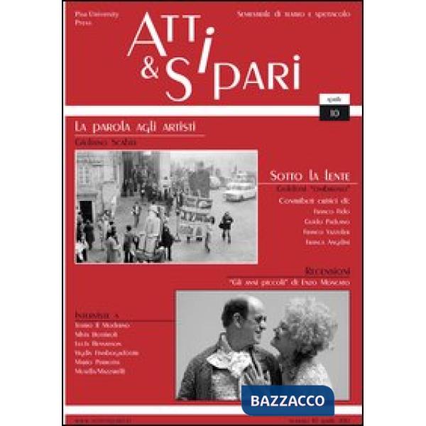 Atti & sipari (2012). Vol. 10