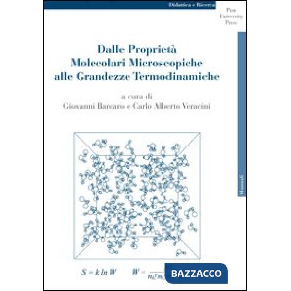 Dalle proprietà molecolari microscopiche alle grandezze termodinamiche