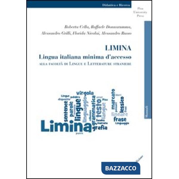 Limina. Lingua italiana minima d'accesso alla Facoltà di Lingue e Letterature Straniere