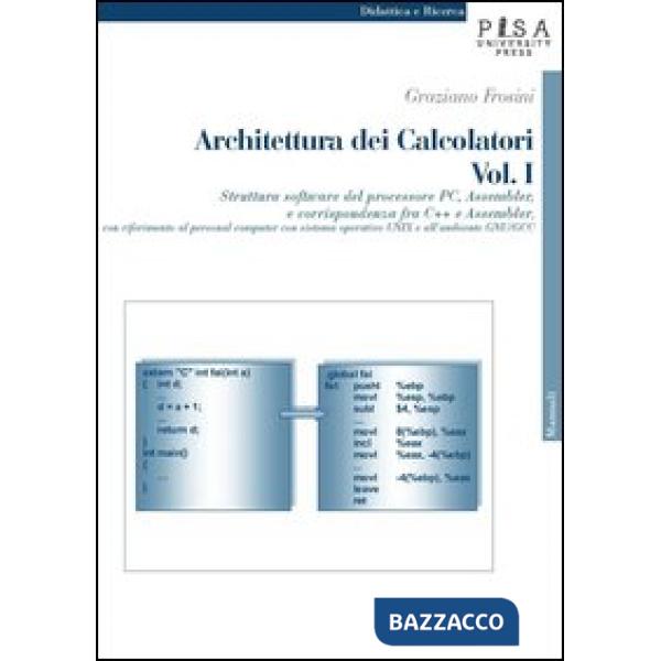 Architettura dei calcolatori. Vol. 1: Struttura software del processore PC, Asse