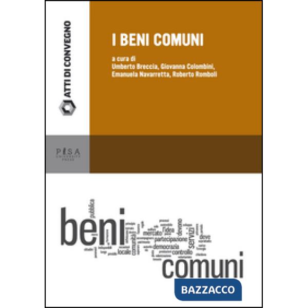 Beni comuni. Seminario congiunto della scuola di Dottorato in Scienze Giuridiche