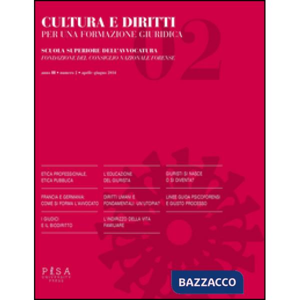 Cultura e diritti. Per una formazione giuridica (2014). Vol. 2
