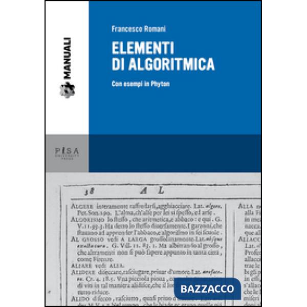 Elementi di algoritmica. Con esempi in Phyton