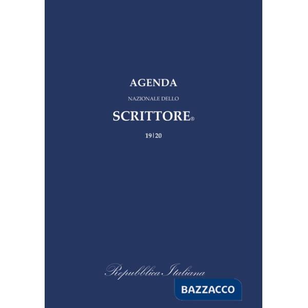 Agenda nazionale dello scrittore. Anno 2019/2020
