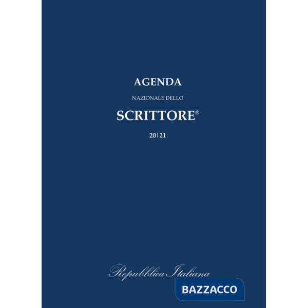 Agenda nazionale dello scrittore. Anno 2020/2021