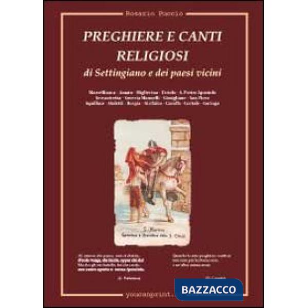 Preghiere e canti religiosi di Settingiano e dei paesi vicini