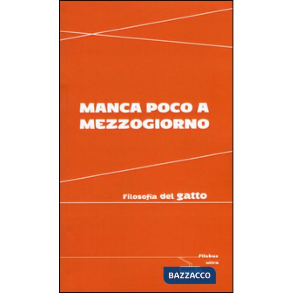 Manca poco a mezzogiorno. Filosofia del gatto