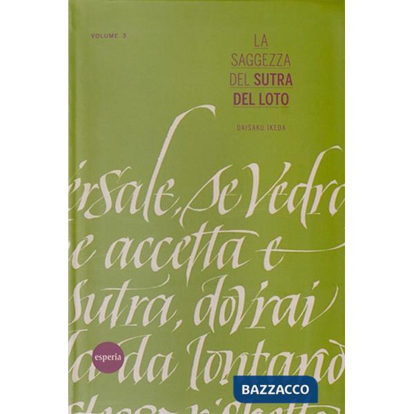 Saggezza del sutra del loto (La). Vol. 3
