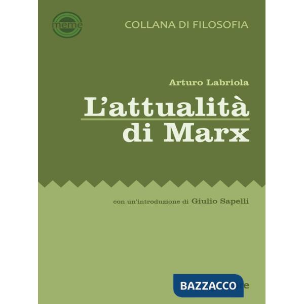 Attualità di Marx (L')