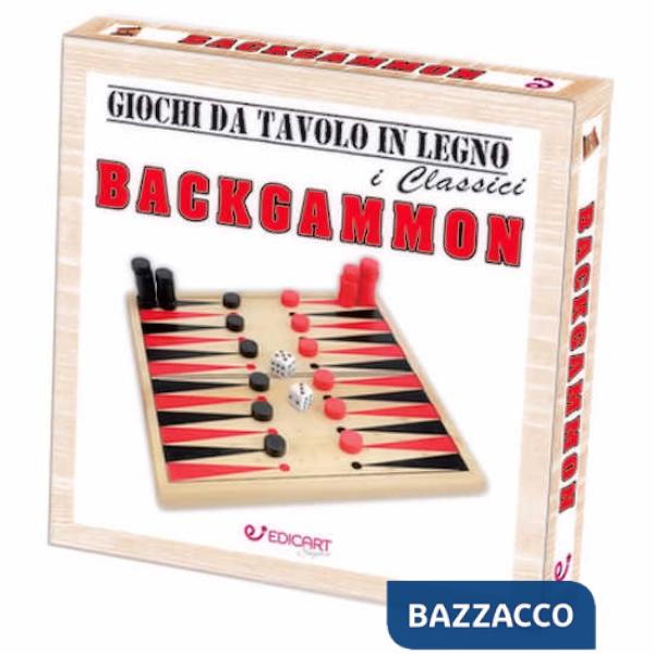 Backgammon sfuso. Giochi in legno