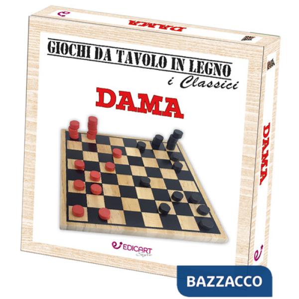 Dama sfuso. Giochi in legno
