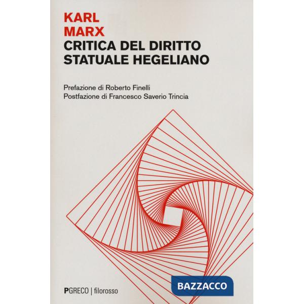 Critica del diritto statuale hegeliano
