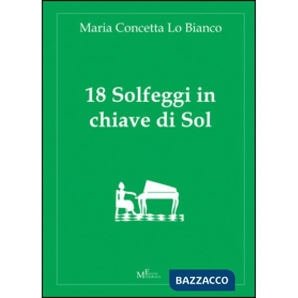 18 solfeggi in chiave di Sol