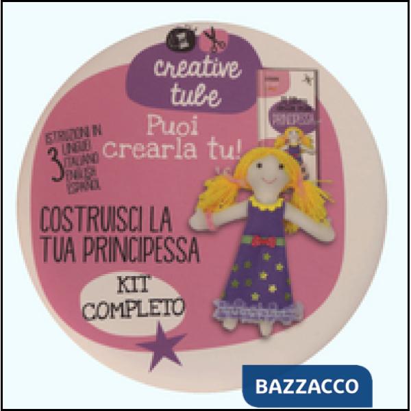 Costruisci la tua principessa. Creative tube. Con Prodotti vari