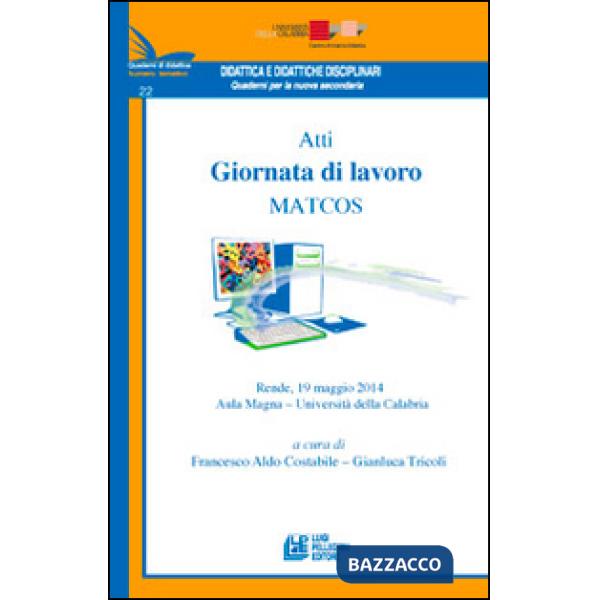 Atti Giornata di lavoro MATCOS