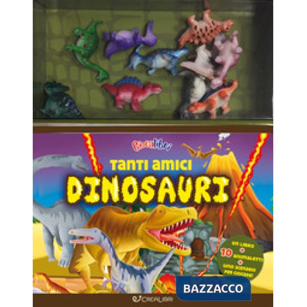 Tanti amici dinosauri. Giocalibri. Ediz. a colori. Con gadget