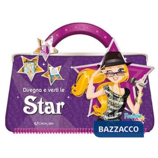 Disegna e vesti le star. Fashion girl. Con adesivi. Ediz. a colori