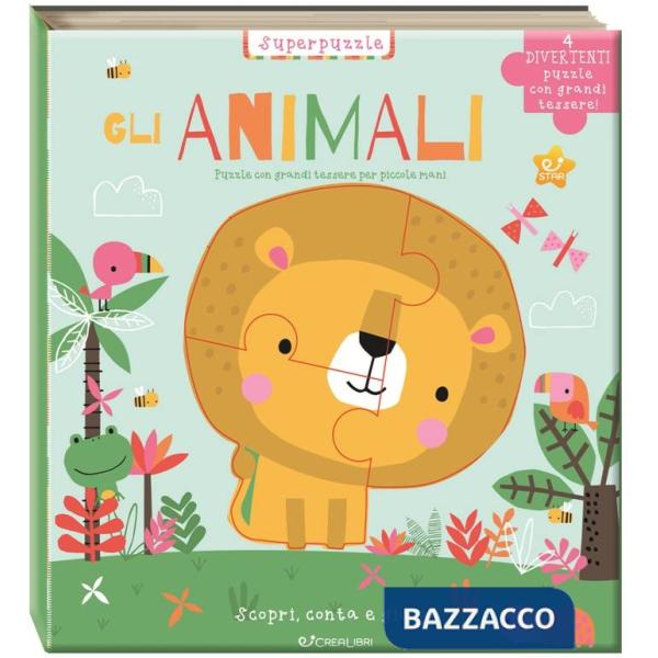 Animali. Scopri, conta e gioca! Ediz. a colori (Gli)